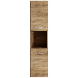 Badplaats Badezimmerschrank Montreal 131 cm - Braun Eiche – Hängender Hoc