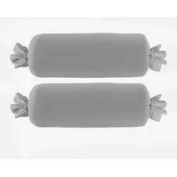 Kissenhüllen-Set Basic Anthrazit, 2-Stück