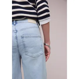 STREET ONE Wide Leg Jeans im Loose Fit Bleached Random wash 34 - 34W / 26L