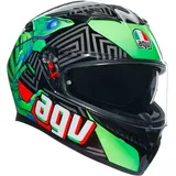 AGV K3 Kamaleon Schwarz/Rot/Grün S