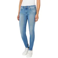 Pepe Jeans Damen Skinny Lw Jeans, Blau (Denim-nc2), 31
