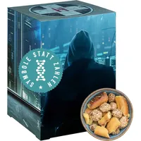 Corasol Escape-Thriller & Snacks Adventskalender für Erwachsene: Ein Atemloses Spiel - mit herzhaften Snacks & Nüssen (625 g)