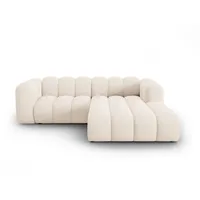 Micadoni Ecksofa Lupine, modular 3-Sitzer beige