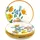 Lashuma Speiseteller Blütenfest 15 cm weiß 4er Set