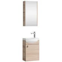 Planetmöbel Badmöbel-Set 3-tlg. Beige