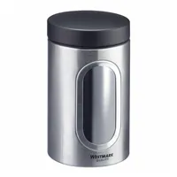 Westmark Vorratsdose rund silber 15,5 cm 0,95 l