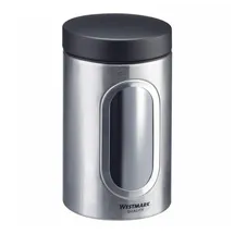 Westmark Vorratsdose rund silber 15,5 cm 0,95 l