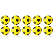 Kübler Sport Tischfußball Kickerbälle, farbig, 10er-Set, Gelb / Schwarz - Gelb / Schwarz