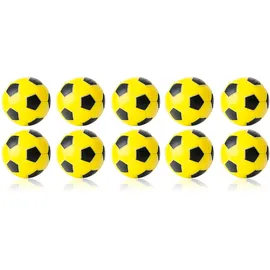 Kübler Sport Tischfußball Kickerbälle, farbig, 10er-Set, Gelb / Schwarz - Gelb / Schwarz