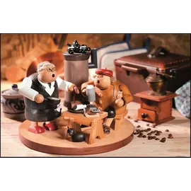 KWO Räuchermann Bauernstube 22 cm Mehrfarbig