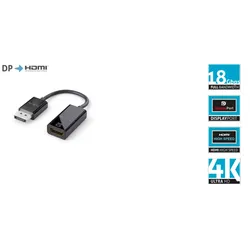 PureLink IS101 - Aktiver 4K DisplayPort / HDMI Portsaver Adapter - 10 cm Kabel -...