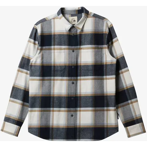 QUIKSILVER Herren Shirt DNA FLANNEL WVTP, DARK NAVY DNA FLANNEL, M