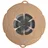 KOCHBLUME das Original, Silikon Überkochschutz für Töpfe und Pfannen, Mikrowellen-Deckel, Spritzschutz und Dampfgar-Aufsatz | (Taupe, L | Topfgröße 14-24cm)