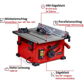 Einhell Tischkreissäge TC-TS 8