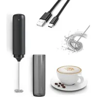 Elektrischer Milchaufschäumer, Wiederaufladbarer Milchaufschäumer, Tragbarer Mini-mixer Für Kaffee/café Au Lait/cappuccino (wiederaufladbar)