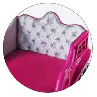 aea Kinderbett Kutsche Prinzessin ca: 120 cm x ca: 95 cm Holz rosa