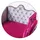 aea Kinderbett Kutsche Prinzessin ca: 120 cm x ca: 95 cm Holz rosa