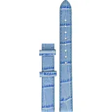 Certina Leder Ds Prime Lederband Blau 13/12mm, Ohne Schnalle C610011384 - alligator-prägung,blau,kalb