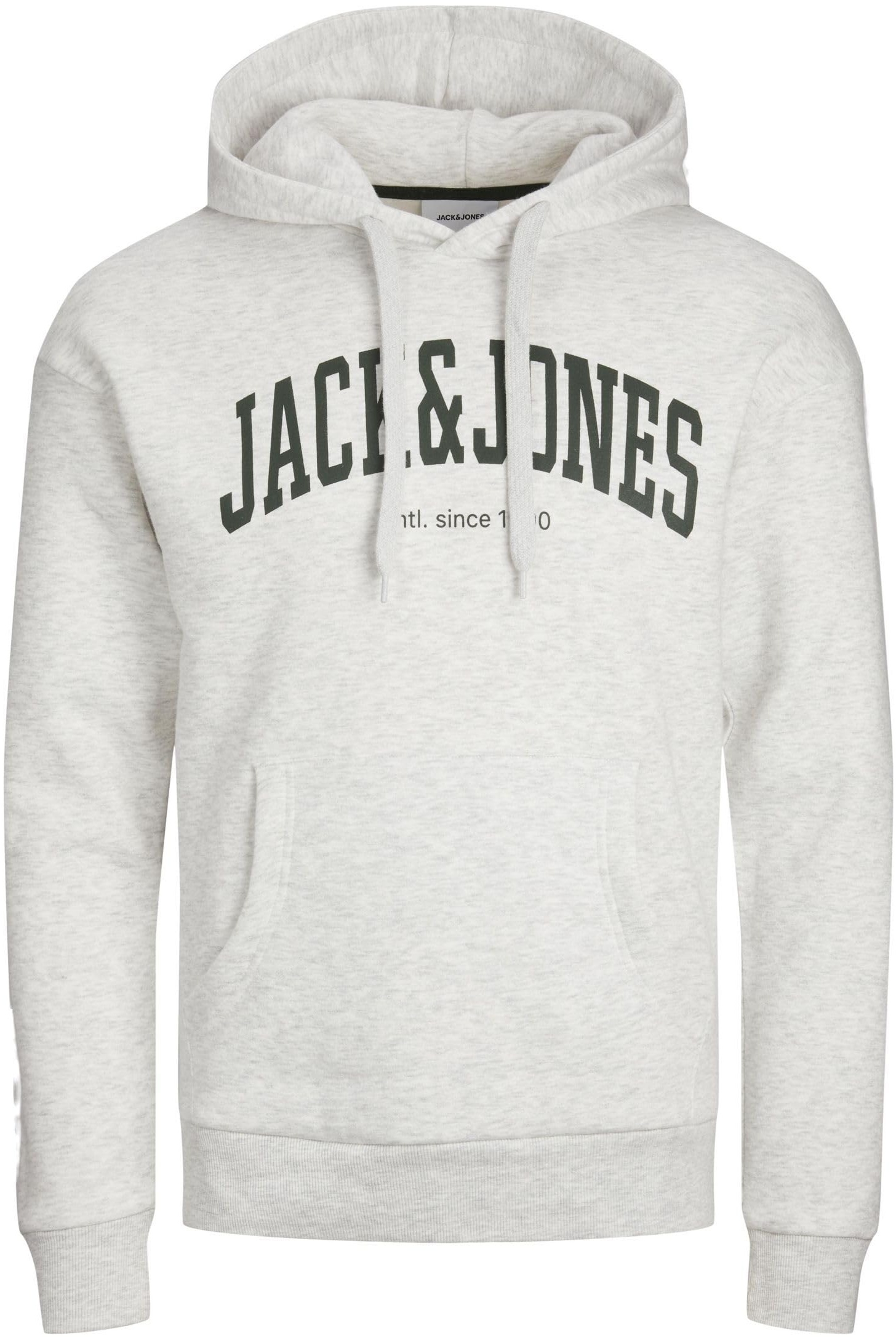 JACK & JONES Herren Logo Print Hoodie Basic Sweater Pullover Kapuzen Sweatshirt JJEJOSH