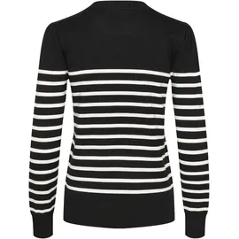 St Tropez MilaSZ LS Striped Schwarz S