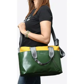 7clouds Laptoptasche Erkan 7.1 gelb | tanne