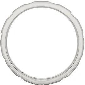 Cai Fingerring CAÏ "925 Silber rhodiniert mit Zirkonia Stacking" Gr. 18,5, weiß, Fingerringe, Damen, 058 (18,5), Silber 925 (Sterlingsilber), Fingerring