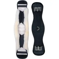 cheval de luxe Kurzgurt Lammfell 70 cm Schwarz/Natur