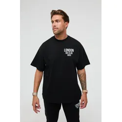 London Ski Club Oversize-T-Shirt - Schwarz SCHWARZ|SCHWARZ Groß