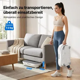 Merach Vibrationsplatte Weiß