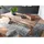 Massivmoebel24 BASSANO 270 x 78 x 100 cm Teak natur