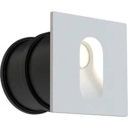 Maytoni LED Moderne Einbaustrahler aus Aluminium, Weiß und Schwarz, Basic Design, für Außenbereich, Bad, Treppe, Gartenwege, Garage