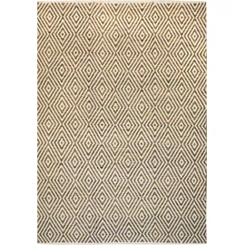calo-deluxe Teppich CALO-DELUXE "Luba 333" Gr. 2, beige, B:80cm H:7mm L:150cm, Baumwolle, Teppiche, Teppich, reine Baumwolle, Wohnzimmer