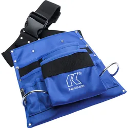 Nageltasche aus Textil / mit Gürtel - blau