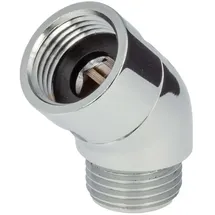 tecuro Winkelstück für Handbrausen 1/2 x 45° Neigung - Messing-verchromt