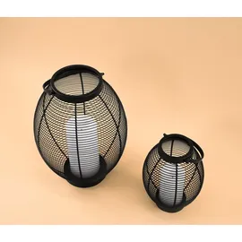 esotec Solarleuchte Dekoleuchte Laternen CHIARA 2er-Set wetterfest METALL 102218