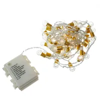 MARELIDA LED Lichterkette VINTAGE 50 Mini Kugeln 8 Funkt.