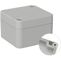 TRU Components TC-9065432 Outdoor-Gehäuse Polycarbonat Lichtgrau (RAL 7035) 1