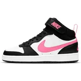 Nike Court Borough Mid 2 Sneaker, Black/Sunset Pulse-White, 40