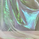 150cmx1m Durchsichtiger weiß Organza Stoffe,Bunt Glanz Satin Modestoff,Dekostoff Kostümstoff Stoffe zum Nähen Meterware Dekorieren,Lasertuch,Hauch Zart,zum Dekorieren Basteln,DIY Nähmuster Handwerk