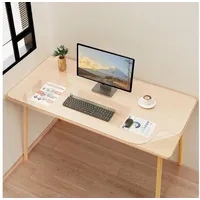 LuxusKollektion Schreibtischunterlage Schreibtischunterlage transparent Mauspad wasserdicht 120 x 60 cm beige