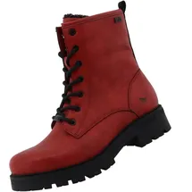 Mustang Damen Stiefelette Combat Boot 15M0042007, Größe:38 EU, Farbe:Rot - 38 EU
