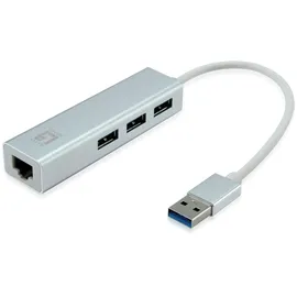 LevelOne Netzwerkadapter USB-Hub 3-Port Wake-on-LAN USB-0503 V3