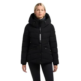 khujo Damen Jacke HERSCH Wintermantel-Schwarz-S - S