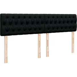 vidaXL Boxspringbett 180 x 200 cm Schwarz