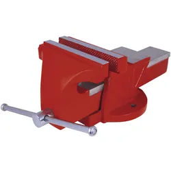 CONNEX Schraubstock, Stahl/Sphärostahlguss, Spannweite: 125 mm