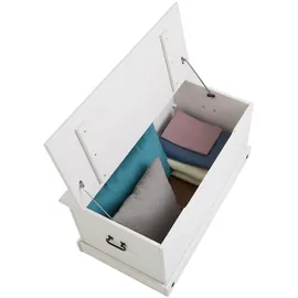 CARO-Möbel Holztruhe weiß