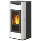 Edilkamin wasserführender Pelletofen | TERA H 30 EVO | 29,5 kW | weiß