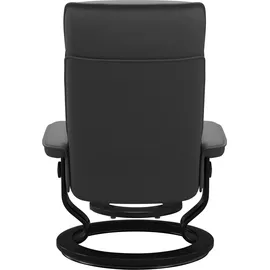 Stressless Relaxsessel "Admiral", grau (grau batick), B:78cm H:98cm T:73cm, Leder BATICK: BATICK ist ein leicht korrigiertes, durchgefärbtes und genarbtes Möbelleder, bei dem die meisten Unebenheiten und Spuren in der Regel entfernt wurden.