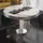 GGM Möbel Bistro Loungetisch Ø 60 x 41 cm Weiß Marmor