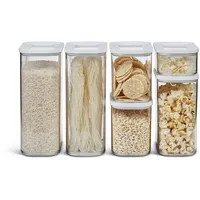 Mepal Frischhaltedose rechteckig weiß 2 x 2000 ml, 1 x 1500 ml, 2 x 1000 ml, 1 x 425 ml Set